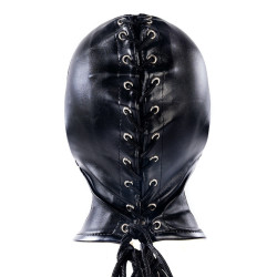 KINKgear Cagoule SM avec Bâillon et masque Subfull Noire